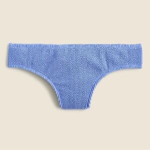 J. Crew textured hipster full-coverage bikini bottom, Like New
